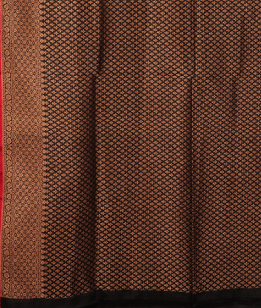 Black Banaras Silk Saree T2541863