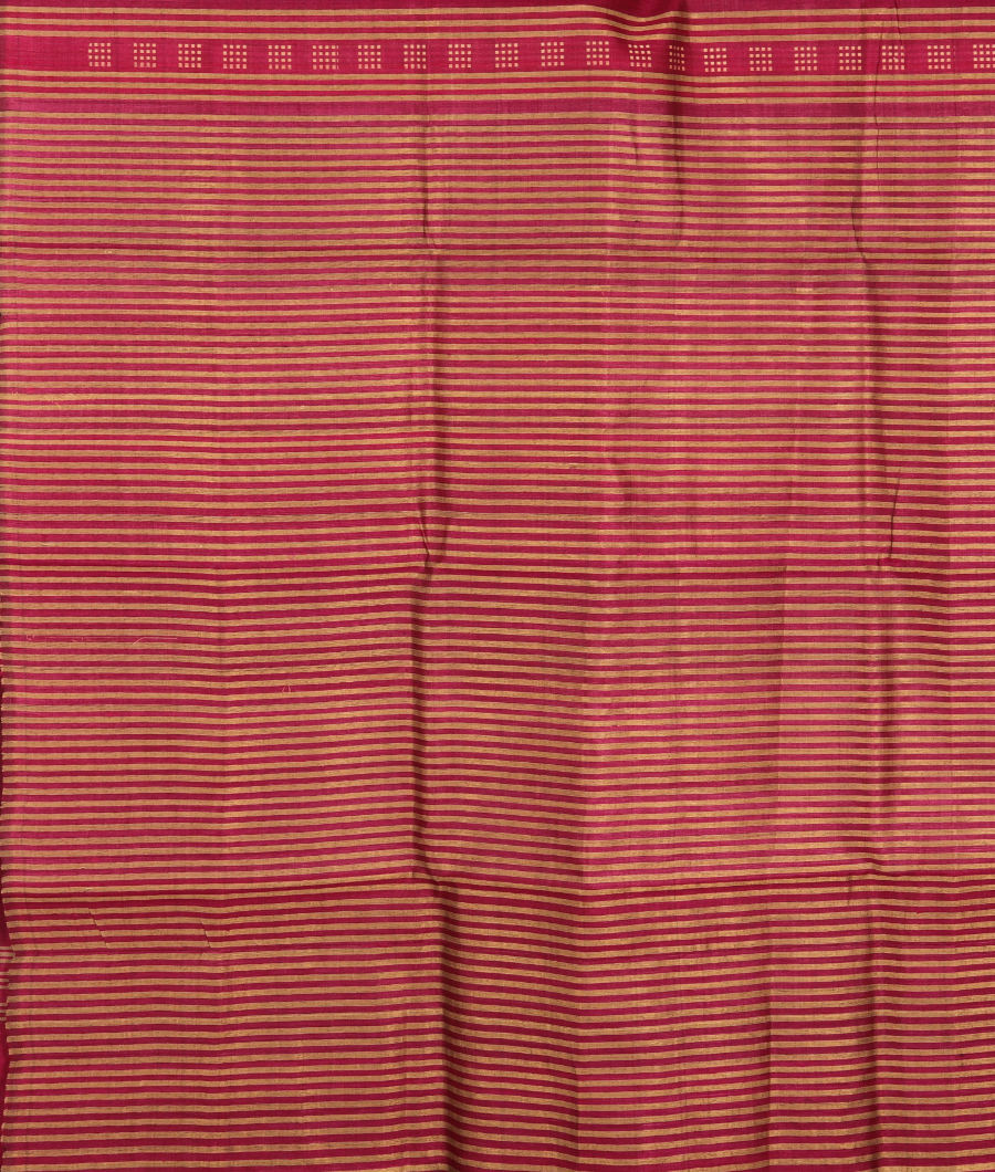 Purple Tussar Printed Saree T2972683