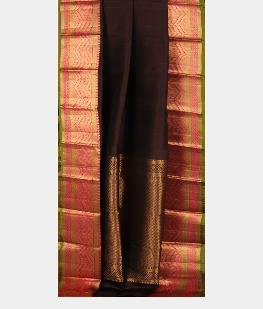 Midnight Blue Soft Silk Saree T2942012