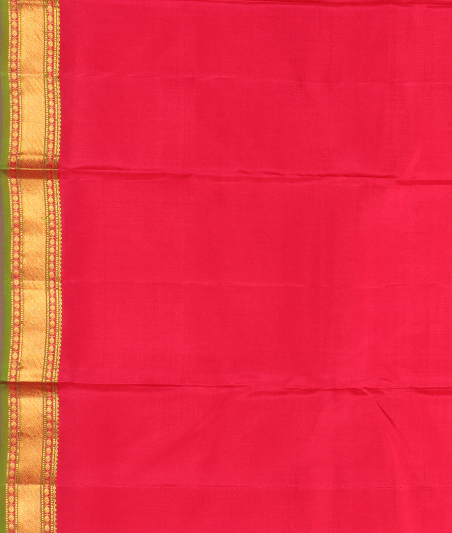 Orangish Pink Soft Silk Saree T2951423