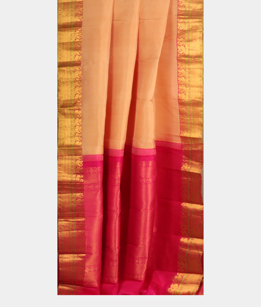 Beige Soft Silk Saree T2950862