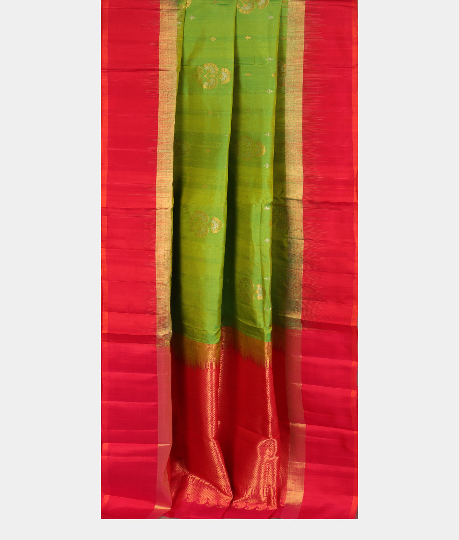 Green Soft Silk Saree T2432472