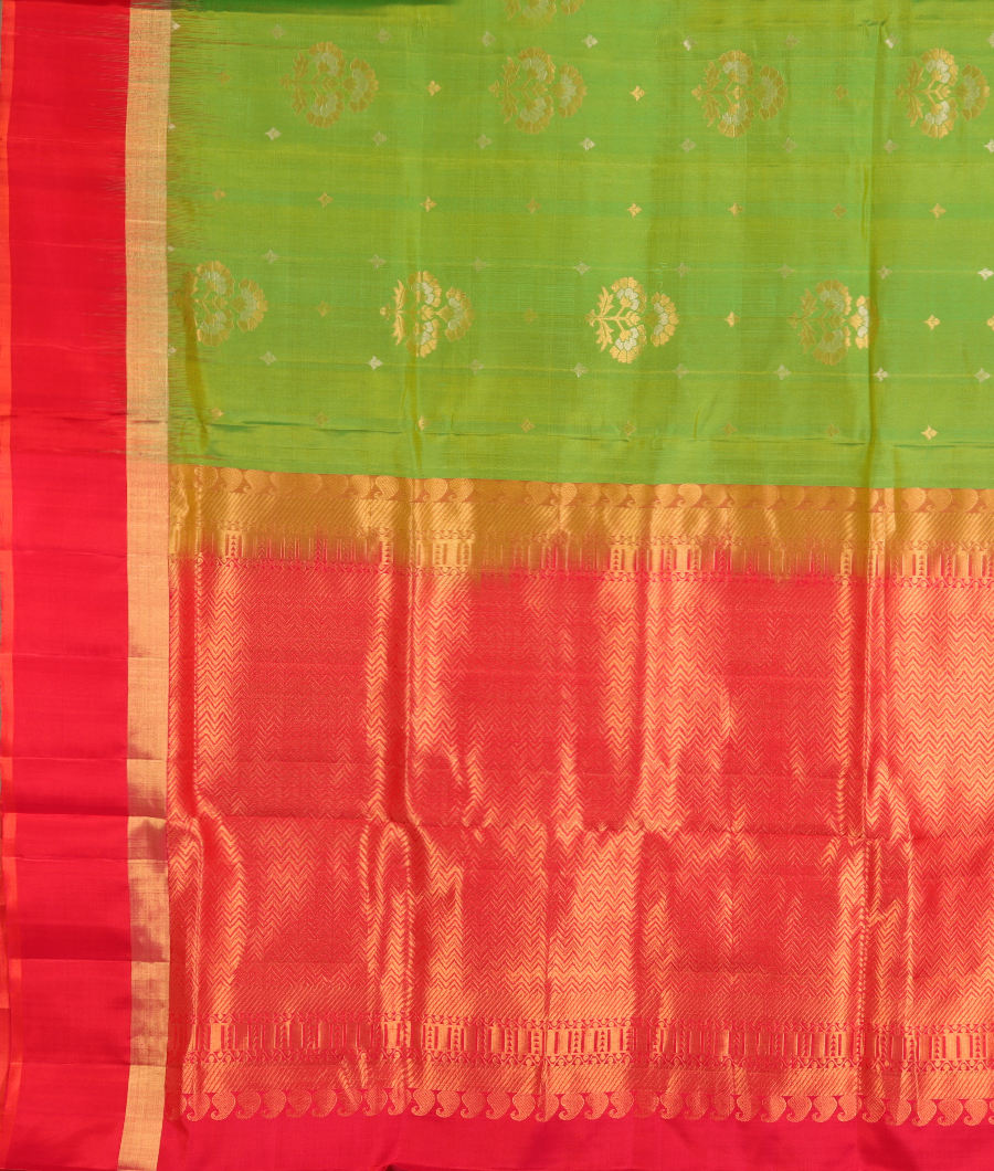 Green Soft Silk Saree T2432474