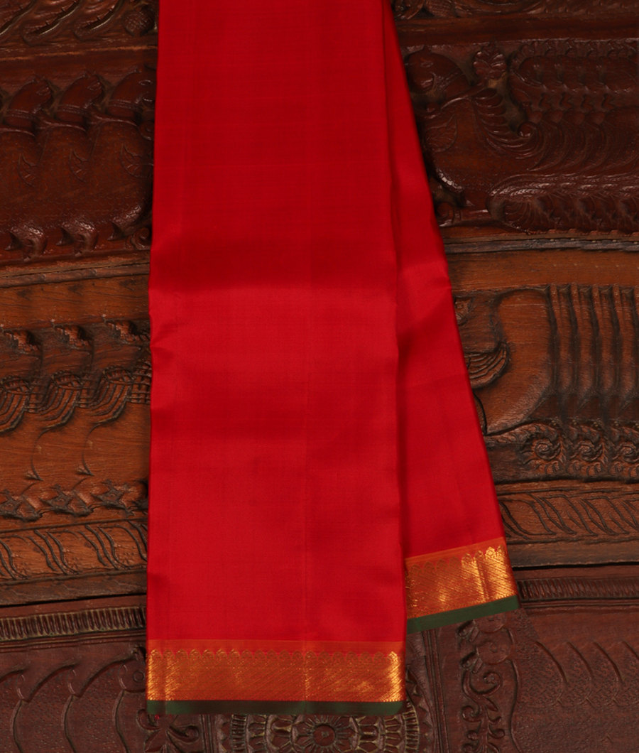 Red Handwoven Kanjivaram Silk Saree T257357-image