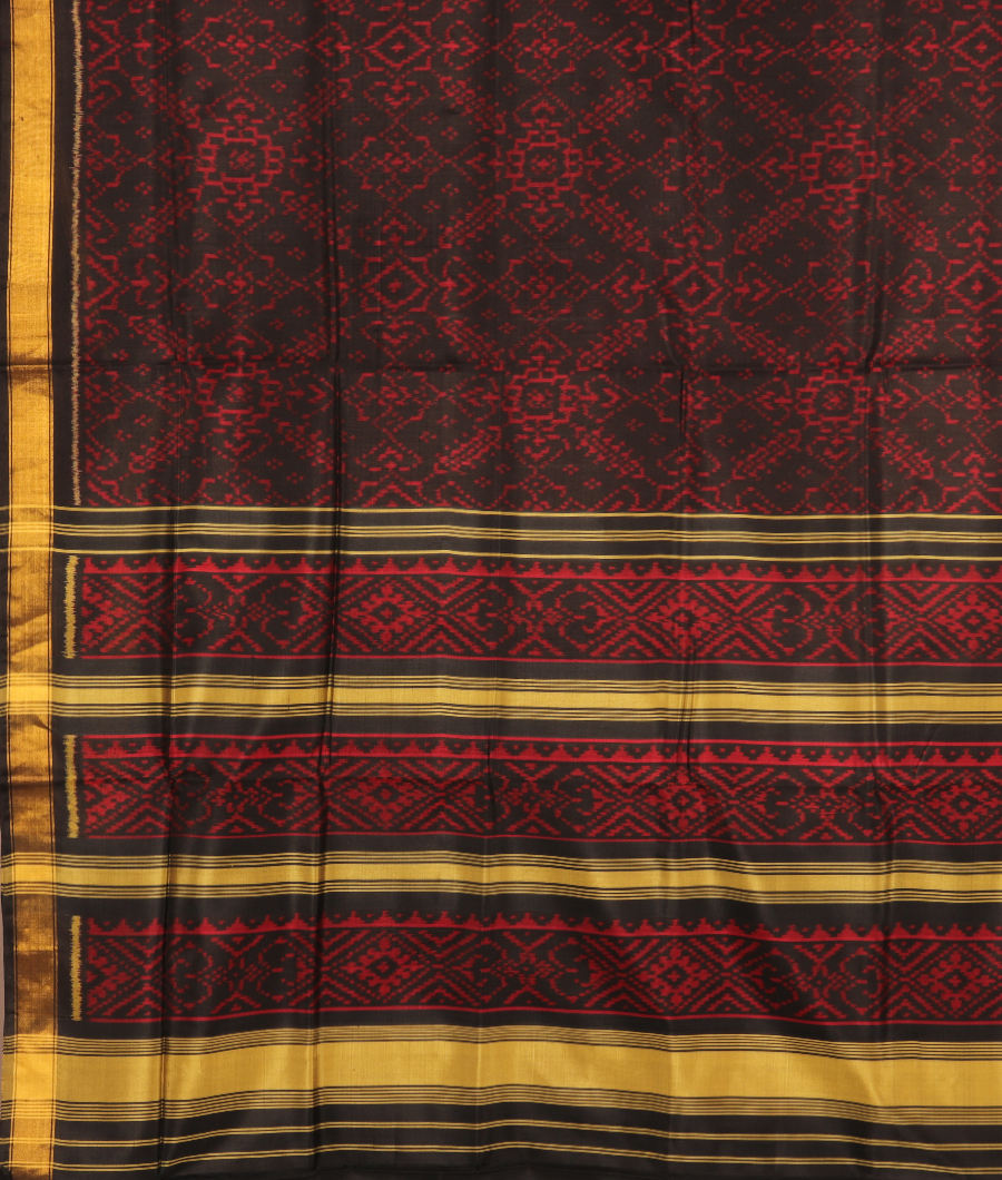 Black Patola Silk Saree T767414