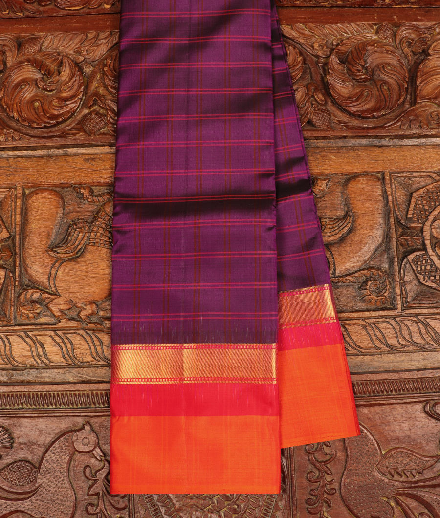 Purple Soft Silk Saree T289492-image