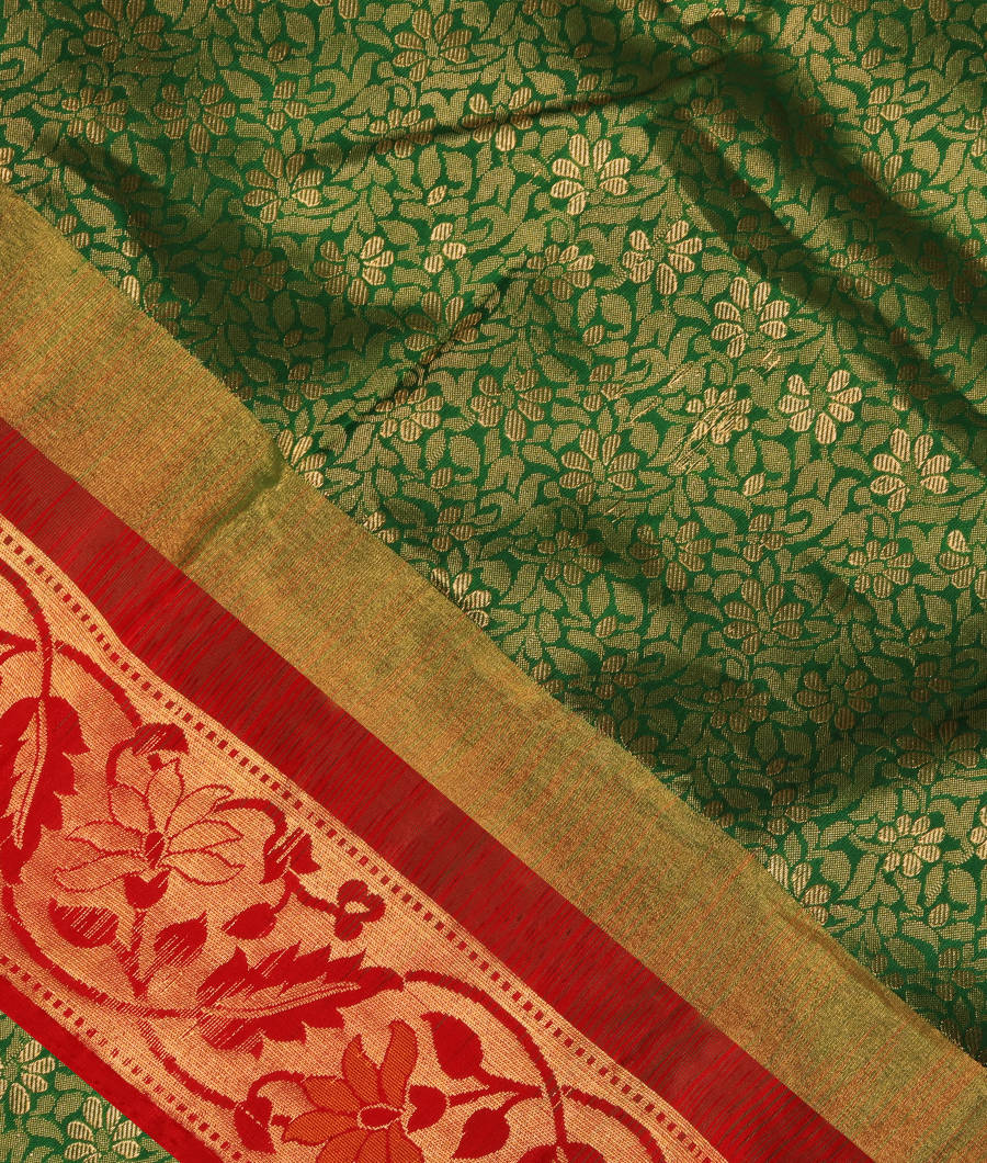 Green Soft Silk Saree T275818-image