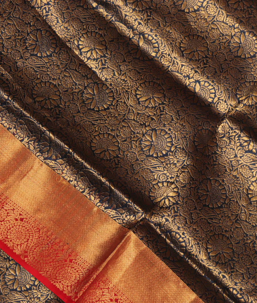 Blue Soft Silk Saree T294408-image