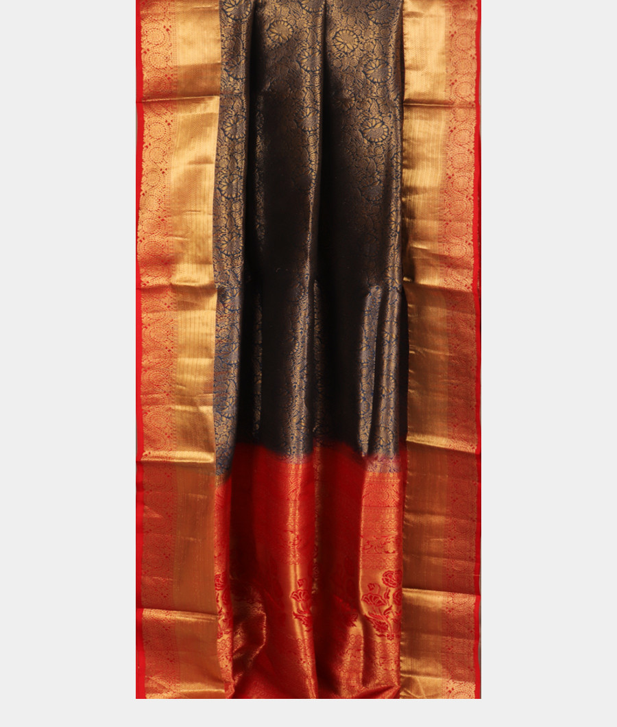 Blue Soft Silk Saree T2944082