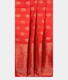 Pinkish Orange Handwoven Kanjivaram Silk Saree T3047812