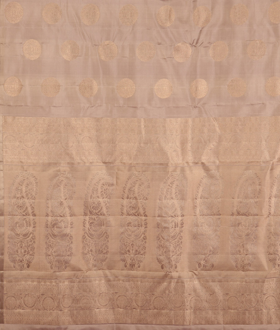 Grey Handwoven Kanjivaram Silk Saree T3047784