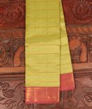 Green Handwoven Kanjivaram Silk Saree T3018071