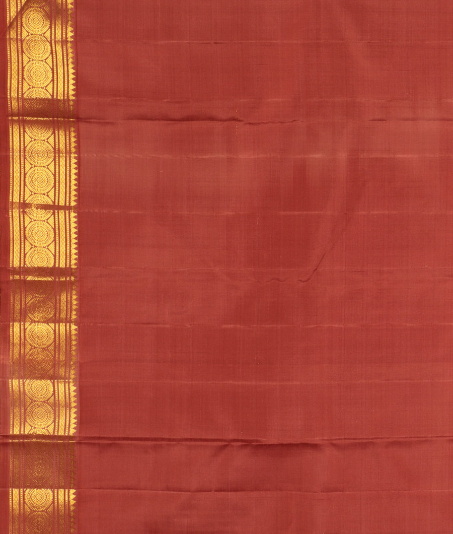 Green Handwoven Kanjivaram Silk Saree T3018073