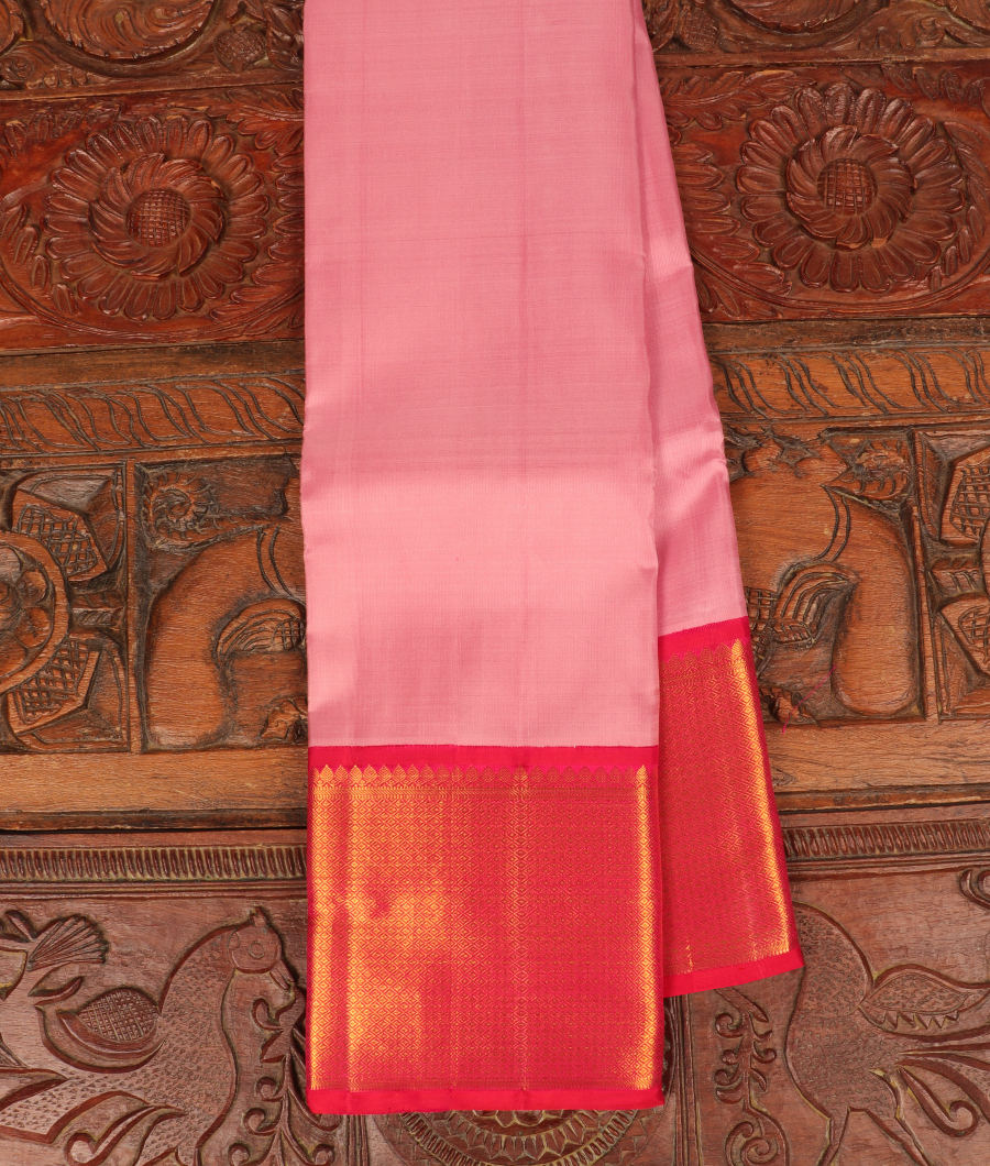Pink Handwoven Kanjivaram Silk Saree T282476-image