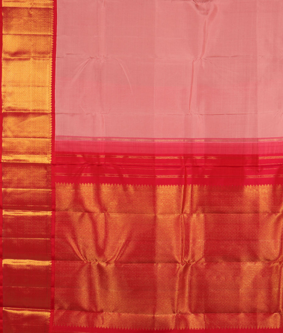 Pink Handwoven Kanjivaram Silk Saree T2824764