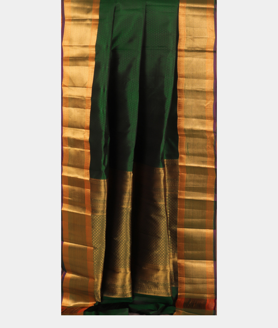 Green Soft Silk Saree T3031612