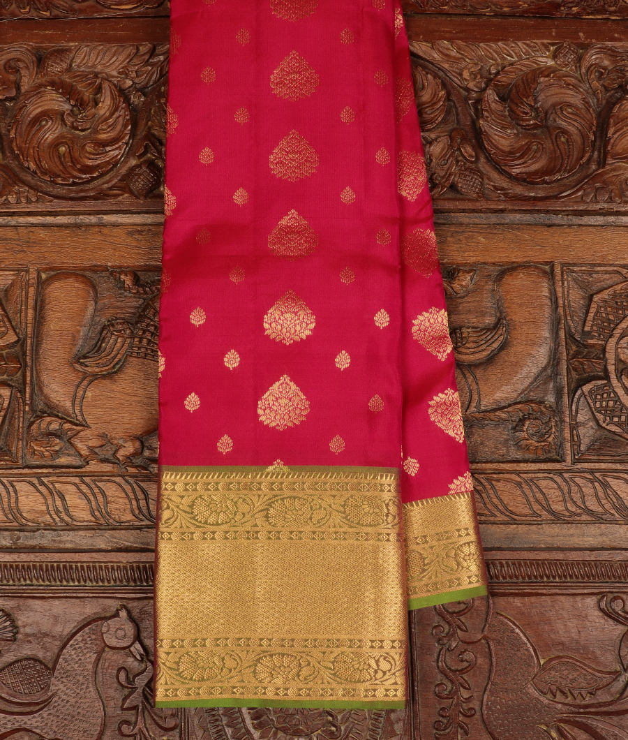 Magenta Soft Silk Saree T298791-image