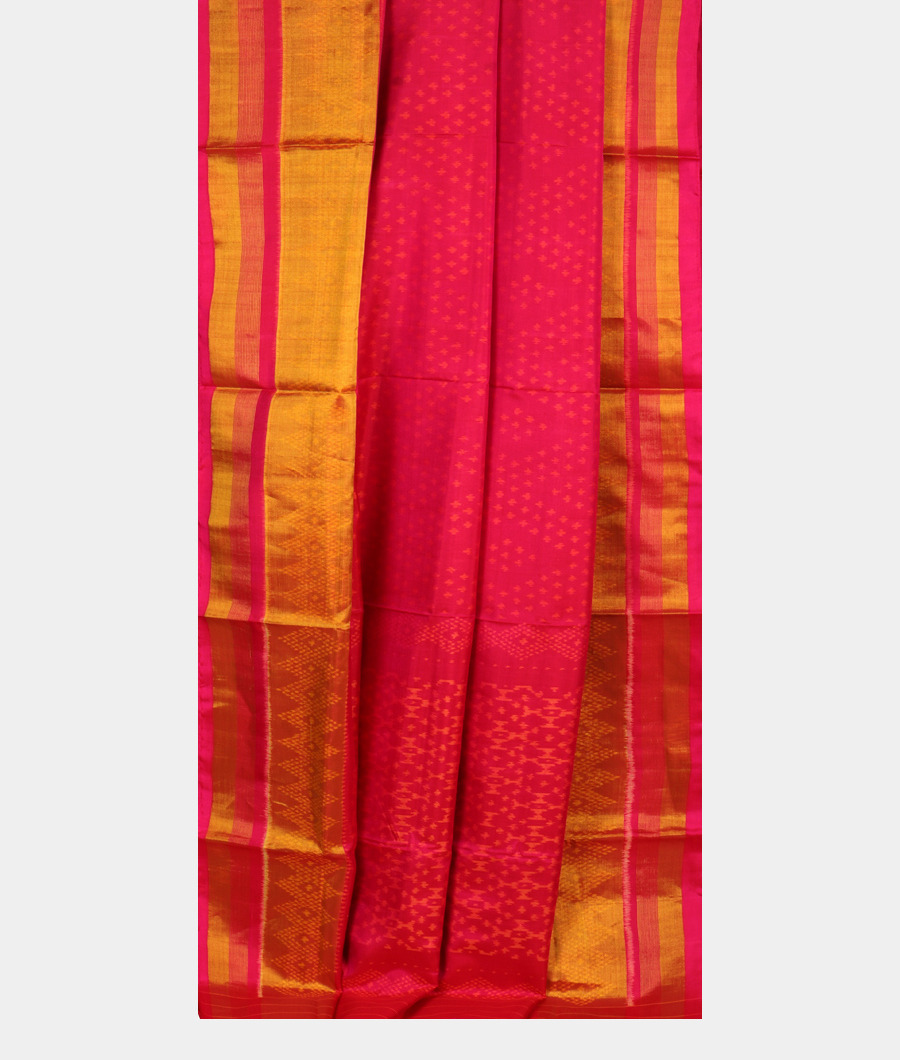 Magenta Patola Silk Saree T2878542