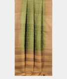 Greenish Grey  Tussar Embroidery Saree T2973042