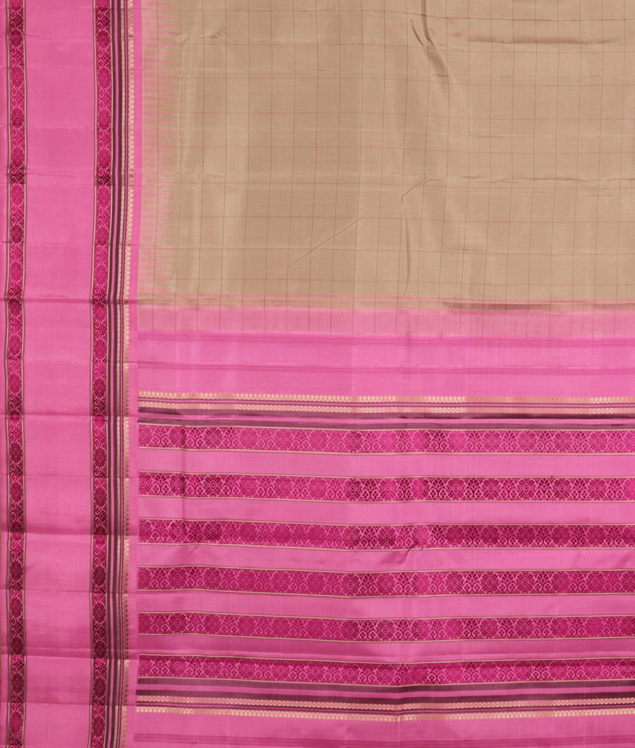 Grey Handwoven Kanjivaram Silk Saree T3009464