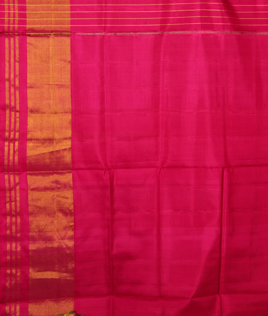Off White Patola Silk Saree T3054723