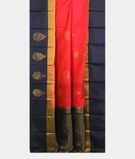Pinkish Orange Soft Silk Saree T2292662