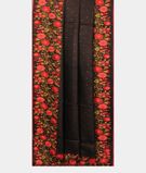 Black Tussar Embroidery Saree T1370442