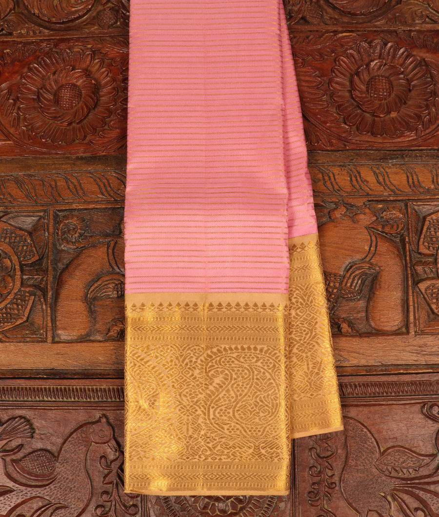 Pink Handwoven Kanjivaram Silk Saree T280670-image