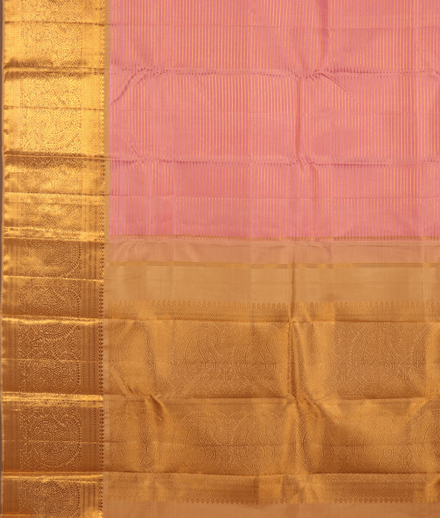 Pink Handwoven Kanjivaram Silk Saree T2806704