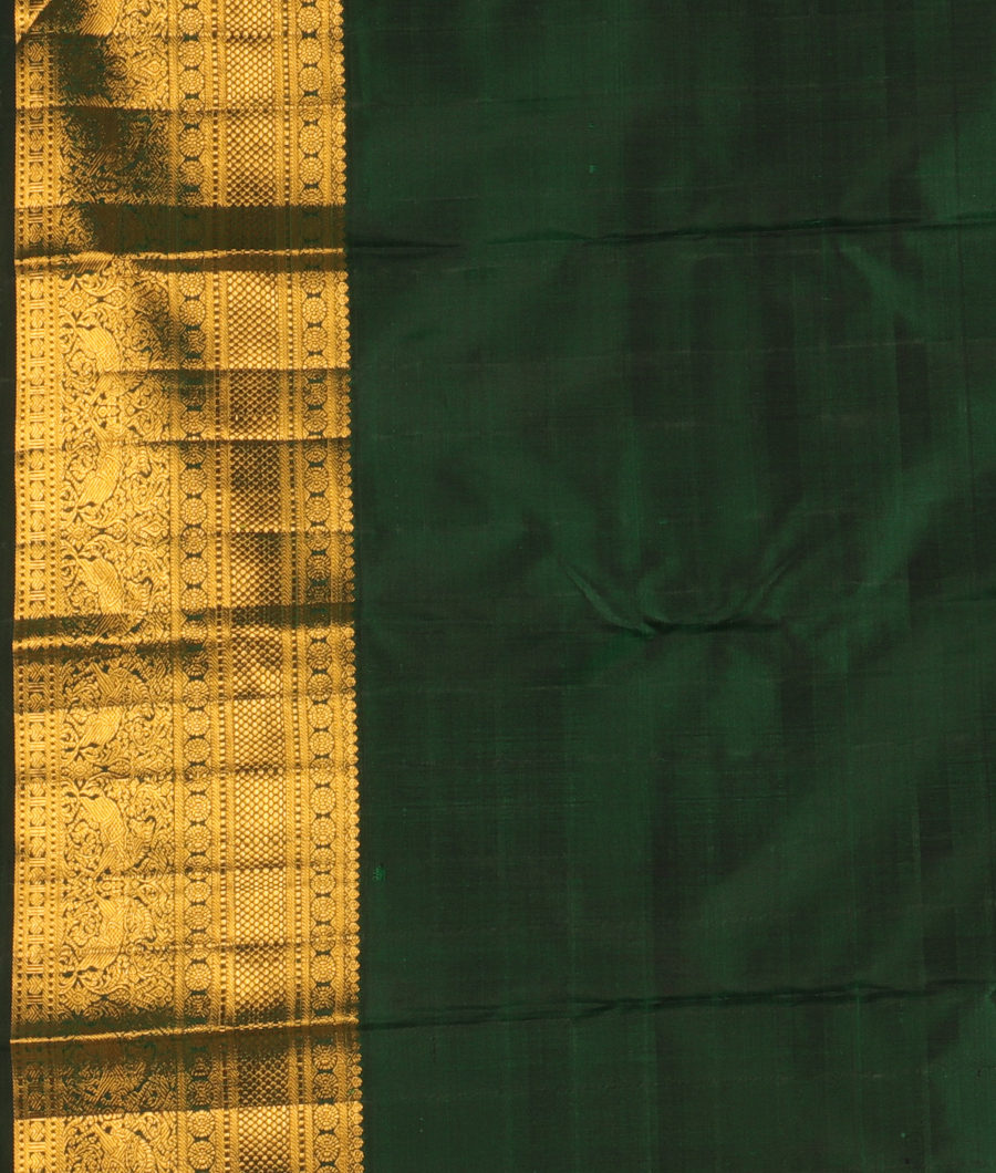 Orangish Pink Handwoven Kanjivaram Silk Saree T2991413