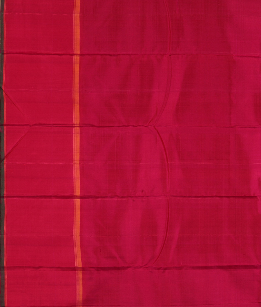 Burgundy Handwoven Kanjivaram Silk Saree T2912413