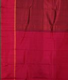 Burgundy Handwoven Kanjivaram Silk Saree T2912414