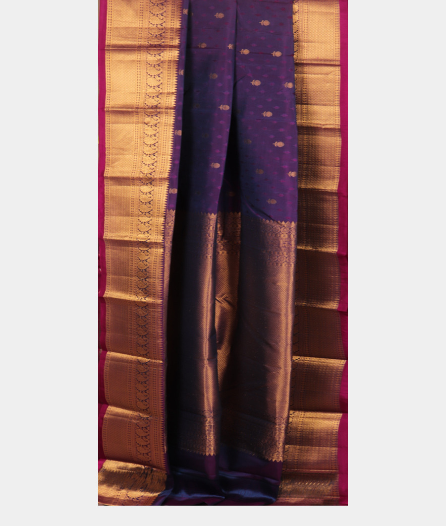 Purple Soft Silk Saree T2534302