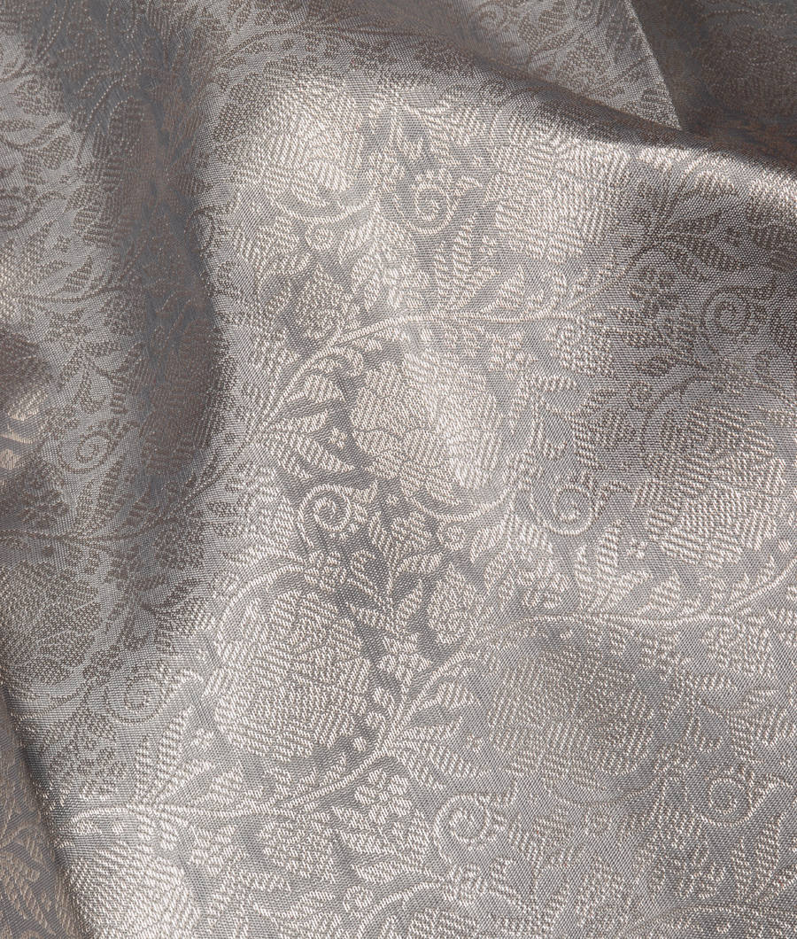 Silver Grey Handwoven Kanjivaram Silk Saree T3052395