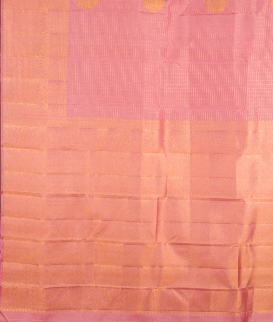 Pink Handwoven Kanjivaram Silk Saree T3030254