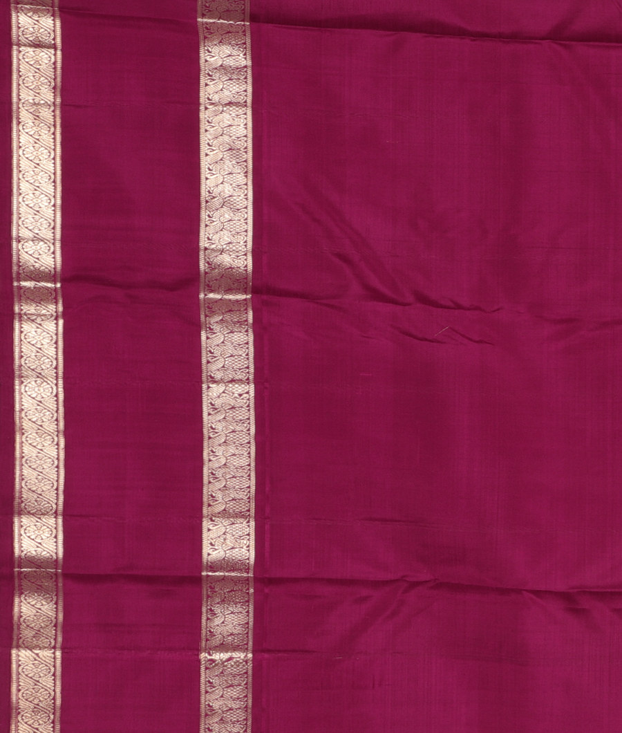 Multicolour Handwoven Kanjivaram Silk Saree T3018683