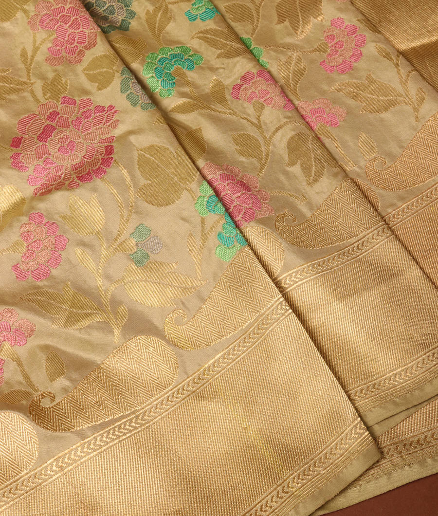 Grey Banaras Silk Saree LG56744