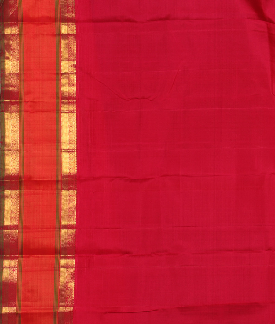 Blue Handwoven Kanjivaram Silk Saree T2883433