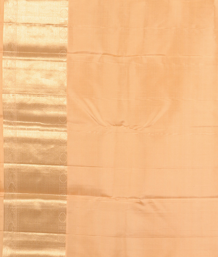 Cream Handwoven Kanjivaram Silk Saree T1866533