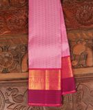 Lavender Handwoven Kanjivaram Silk Saree T2991471