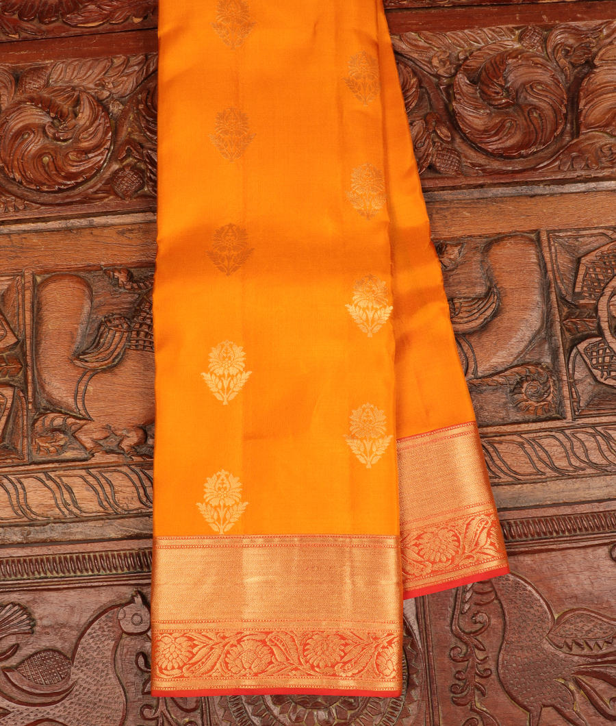 Yellow Soft Silk Saree T293374-image