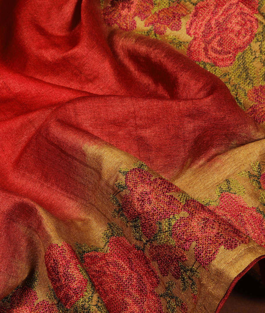 red-tussar-embroidery-saree-t288709-t288709-d