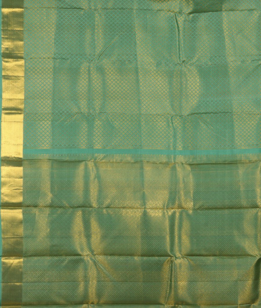 Blue Handwoven Kanjivaram Silk Saree T2925314