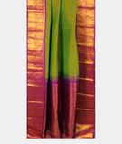Green Handwoven Kanjivaram Silk Saree T2959582
