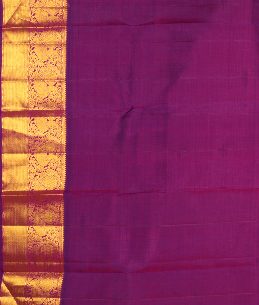 Green Handwoven Kanjivaram Silk Saree T2959583