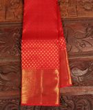 Red Handwoven Kanjivaram Silk Saree T2665961