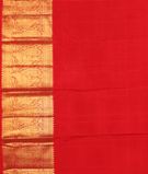 Red Handwoven Kanjivaram Silk Saree T2665963