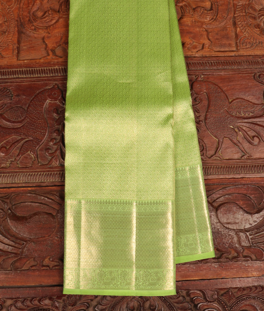 Green Handwoven Kanjivaram Silk Saree T263507-image
