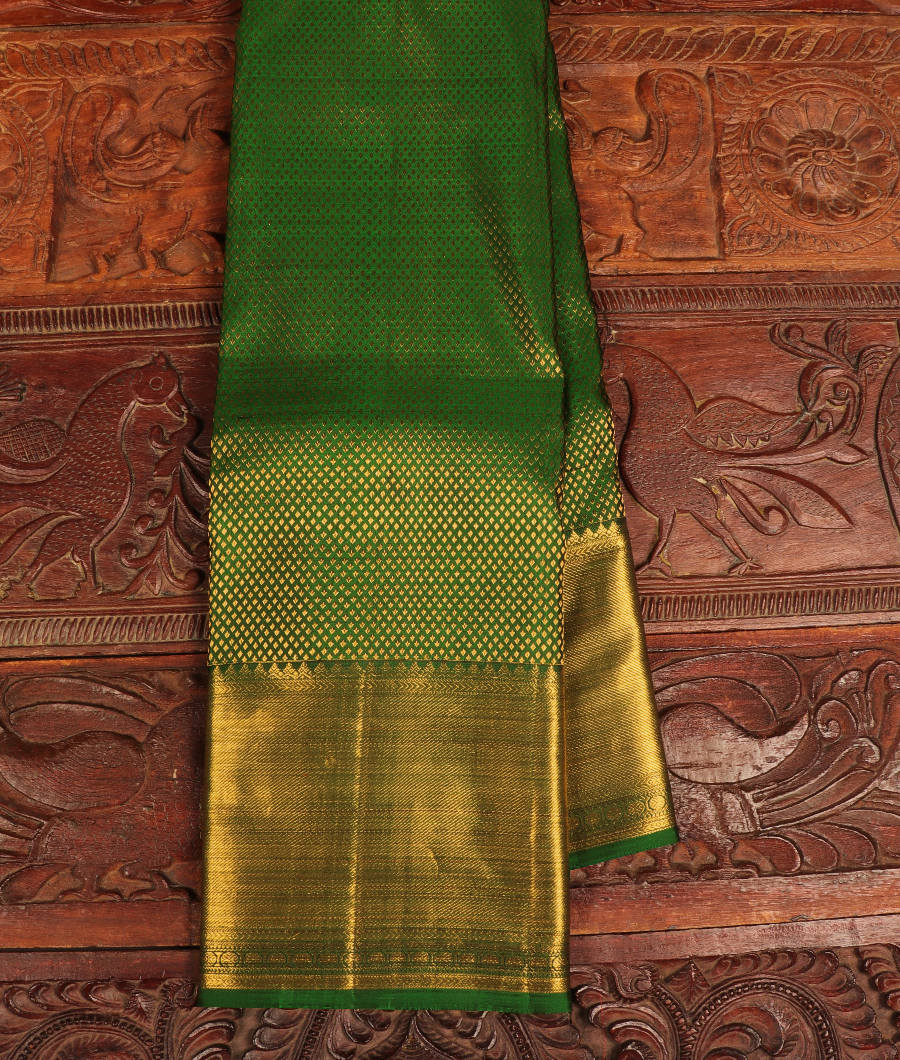 Green Handwoven Kanjivaram Silk Saree T286913-image