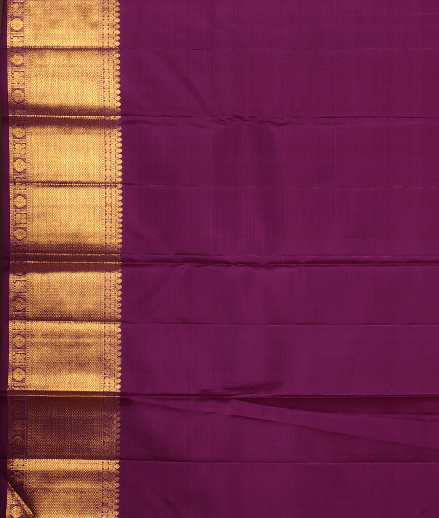 Purple Handwoven Kanjivaram Silk Saree T2213893
